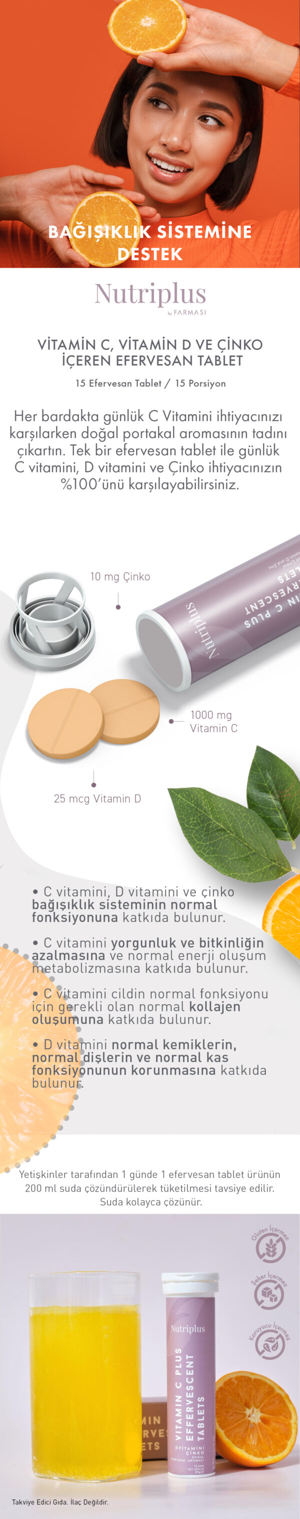 ⁦فيتامين C نافرتسان -nutriplus⁩ - الصورة ⁦2⁩